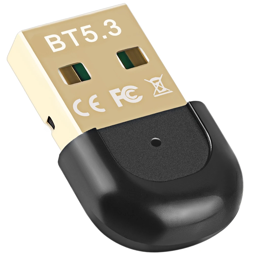 

USB Bluetooth 5,3 адаптер приемник USB беспроводной Bluetooth передатчик Бесплатный драйвер для настольного компьютера Bluetooth адаптер