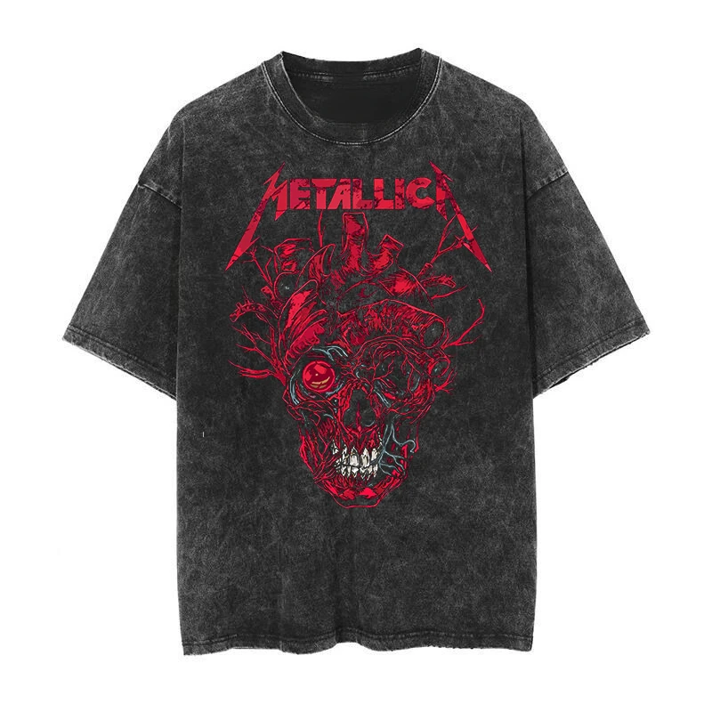 Футболка унисекс из мытого хлопка с коротким рукавом