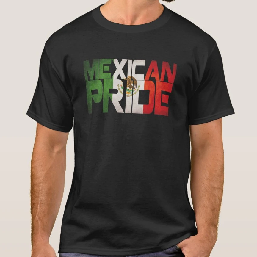 

Fashion Design Mexican Pride Men's T-Shirt Summer Cotton Short Sleeve O-Neck Unisex T Shirt S-3XL