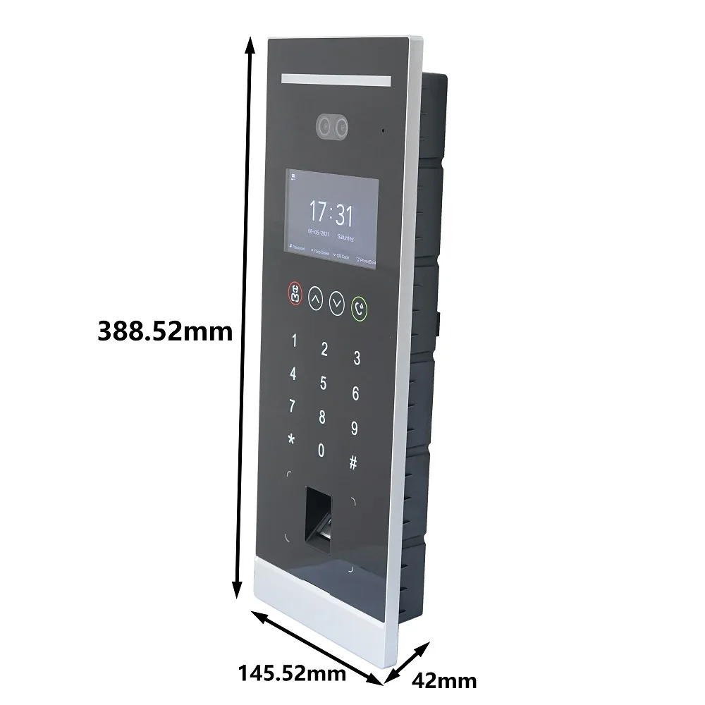 Скидка DH логотип квартиры IP видео-домофон VTO6541H цифровой Распознавание лиц на открытом воздухе, видео-дверной звонок, квартиры SIP дверной Звонок