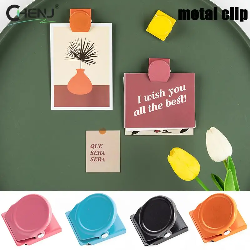 

Магнитный металлический зажим карамельных цветов зажим для записей для студентов информация офис зажим для хранения купюр магнитный зажим...