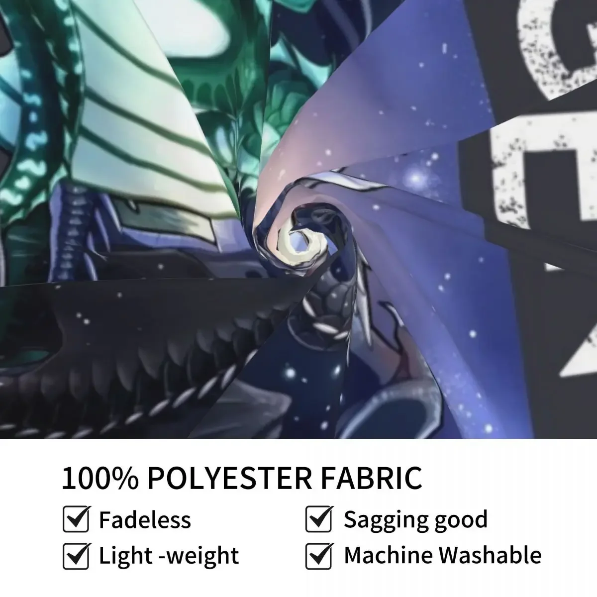 Wings of Fire - Legends Fathom Darkstalker Clearsight Гобелен Дизайн комнаты Настенная роспись Украшения