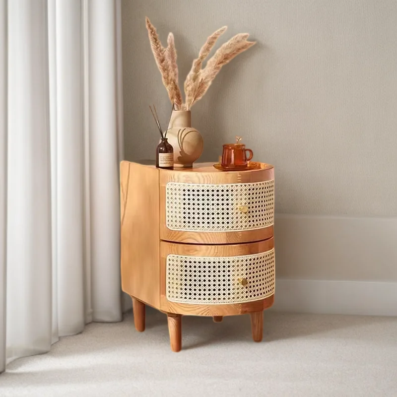 Настольная тумбочка прикроватная для спальни подголовник кровати деревянный