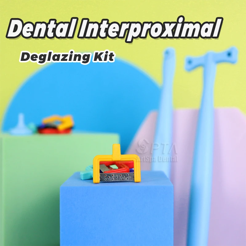 

SPTA Dental IPR Kit Reciprocating Stripping For Orthodontics Dentist Lab Interproximal Deglazing Enamel Reduction Dental Handle