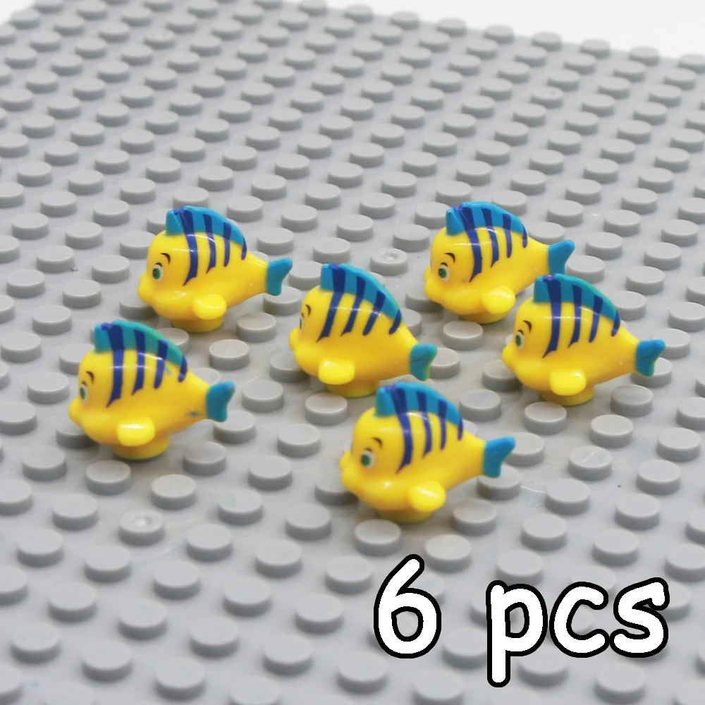 Креативные строительные блоки с животными MOC животные зоопарк котик собака рыба