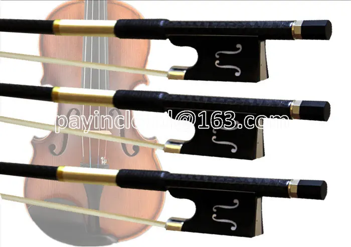 

Professional Violin Bow Carbon Fiber Violin Bow High-end Violin Bow Pure Ponytail.