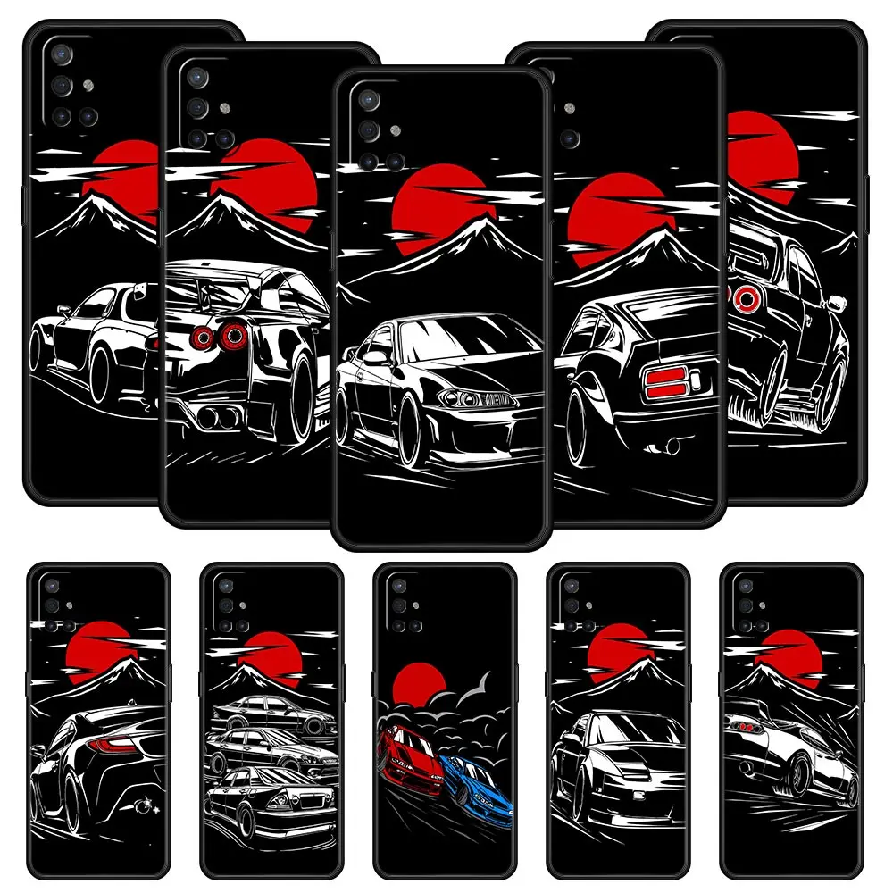 

Japan JDM Sports Cars Male Men Phone Case For OnePlus 10 9 Pro 9T 9R 9RT 8T 8 7 6T 7T Nord 2 CE N200 N10 5G N100 Soft Cover