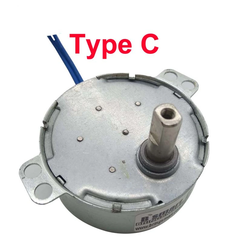 

AC Synchronous Motor Permanent Magnet 4W 50/60Hz AC110V 5V 6V 9V 12V 24V CW CCW TYC-50 TYC49 TYJ50 50TYZ Electr Robust Turntable