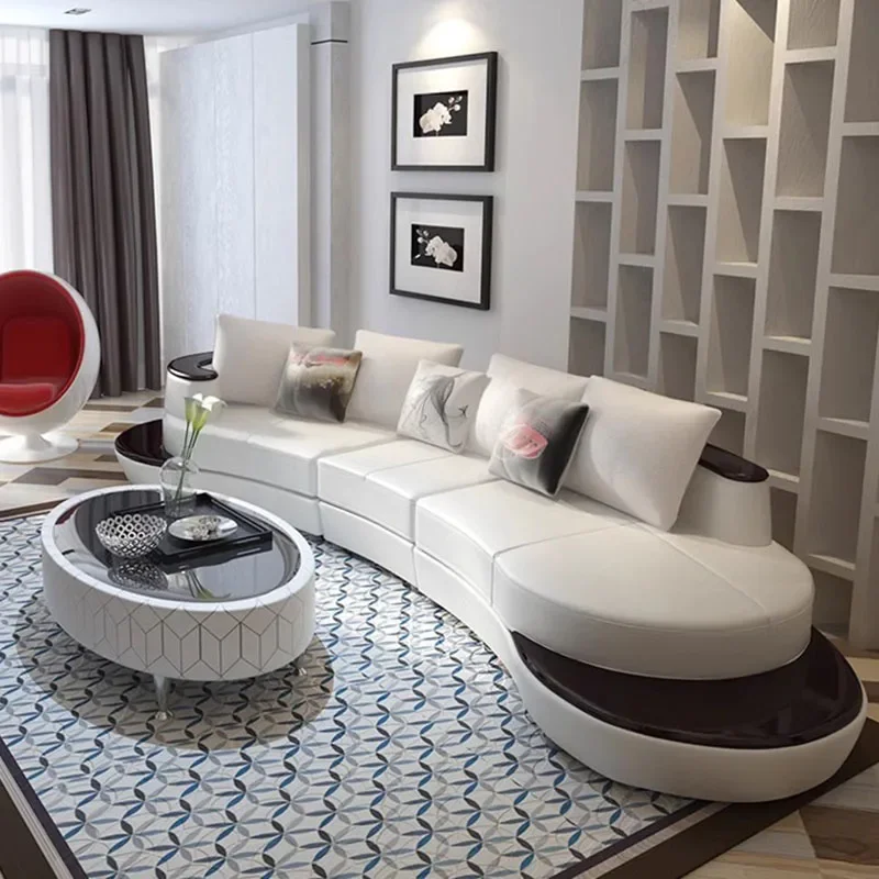 Дизайнерские напольные диваны для гостиной диван мягкие кожаные релаксаторы