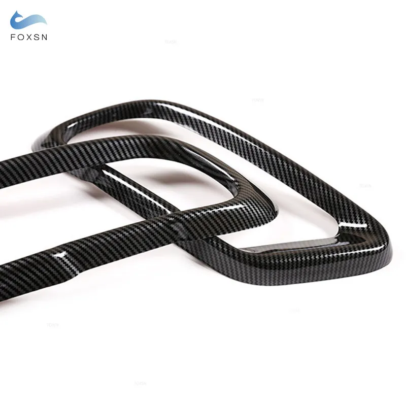 Нержавеющая сталь 2 шт. автомобильный глушитель выхлопная труба выходная крышка