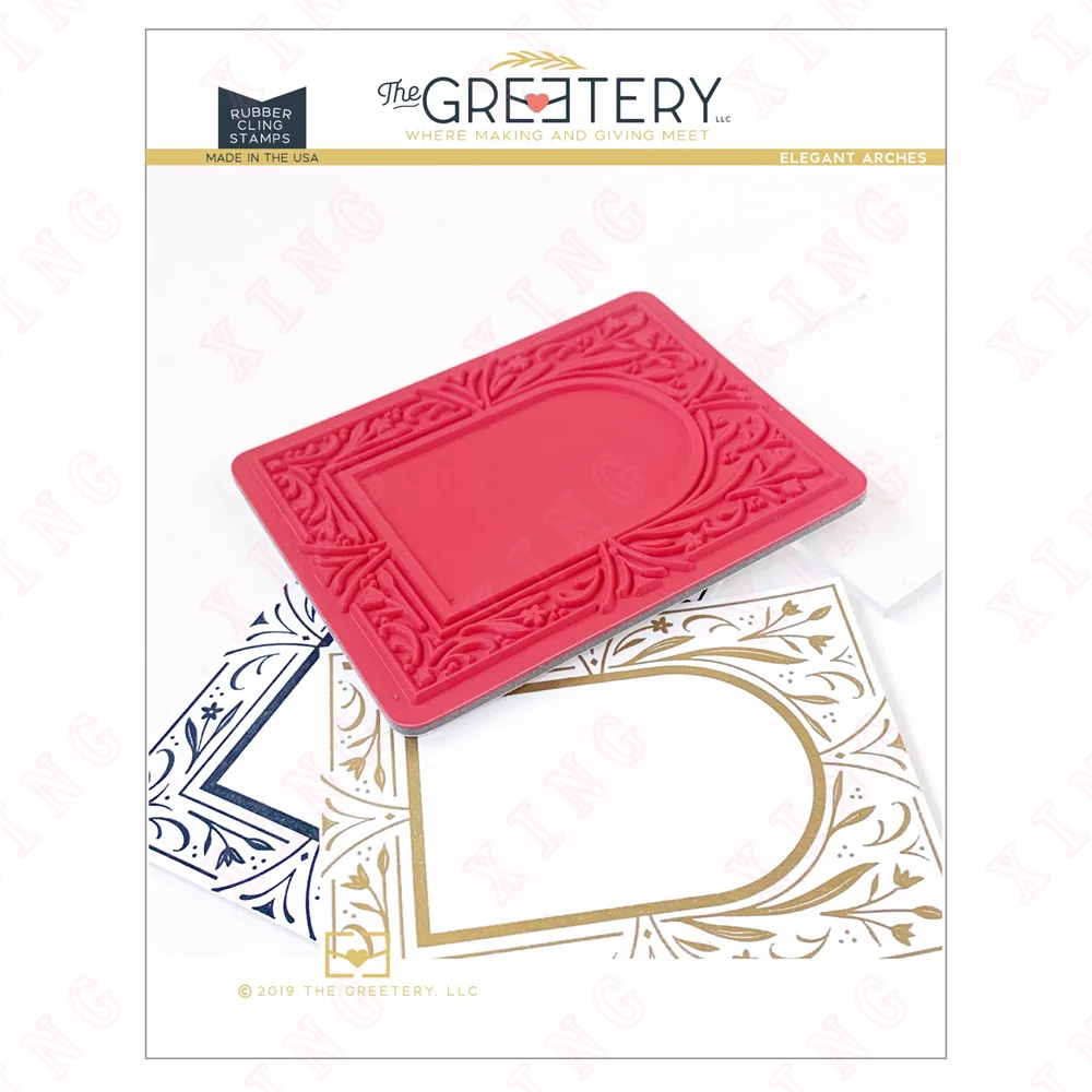 

New Scrapbook Decoration Embossing Clear Silicone Stamps Diy Greeting Card Handmade Craft Reusable Molds Elegant Arches Cut Dies