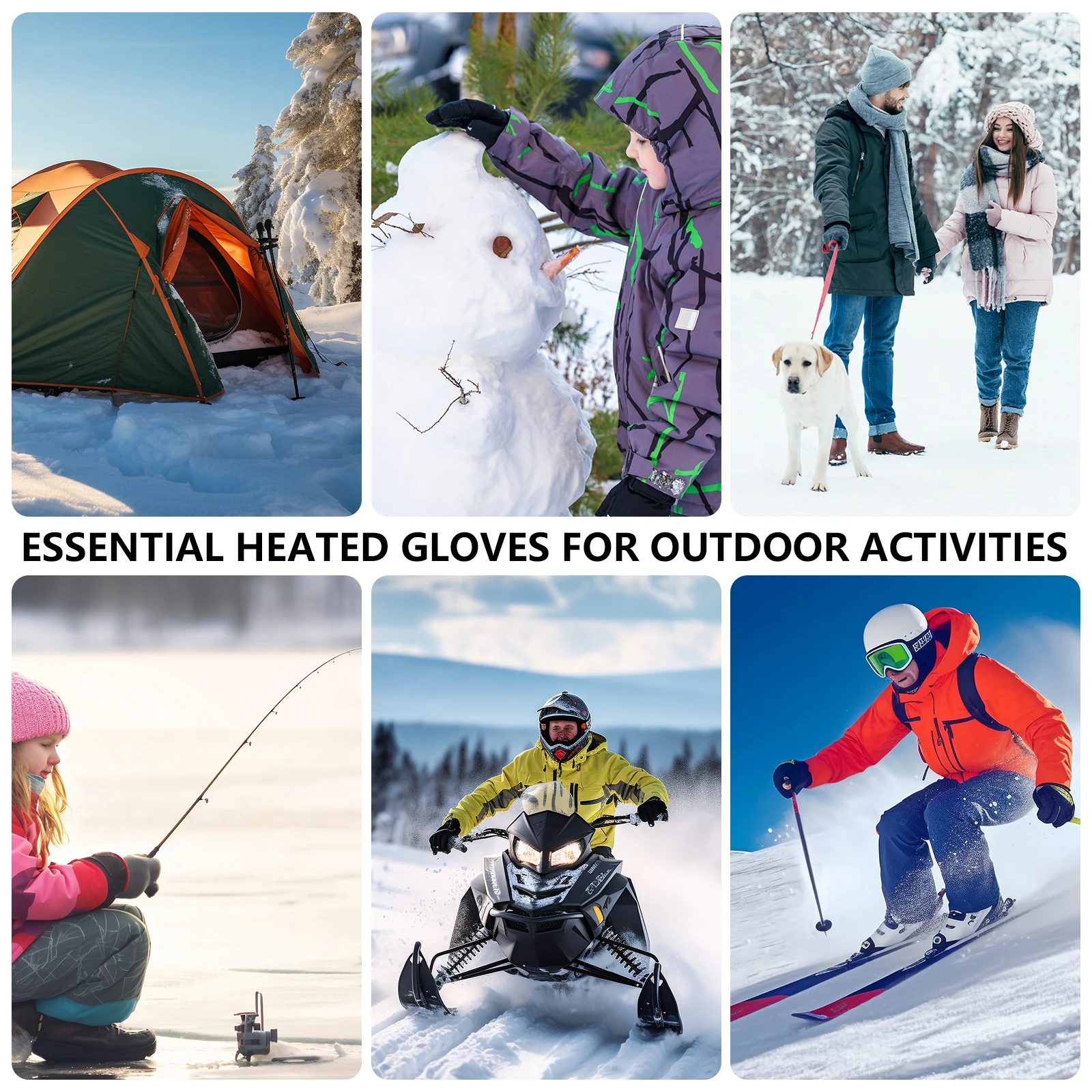 Мотоциклетные Перчатки С Подогревом Для Мужчин Ветрозащитные Водонепроницаемые