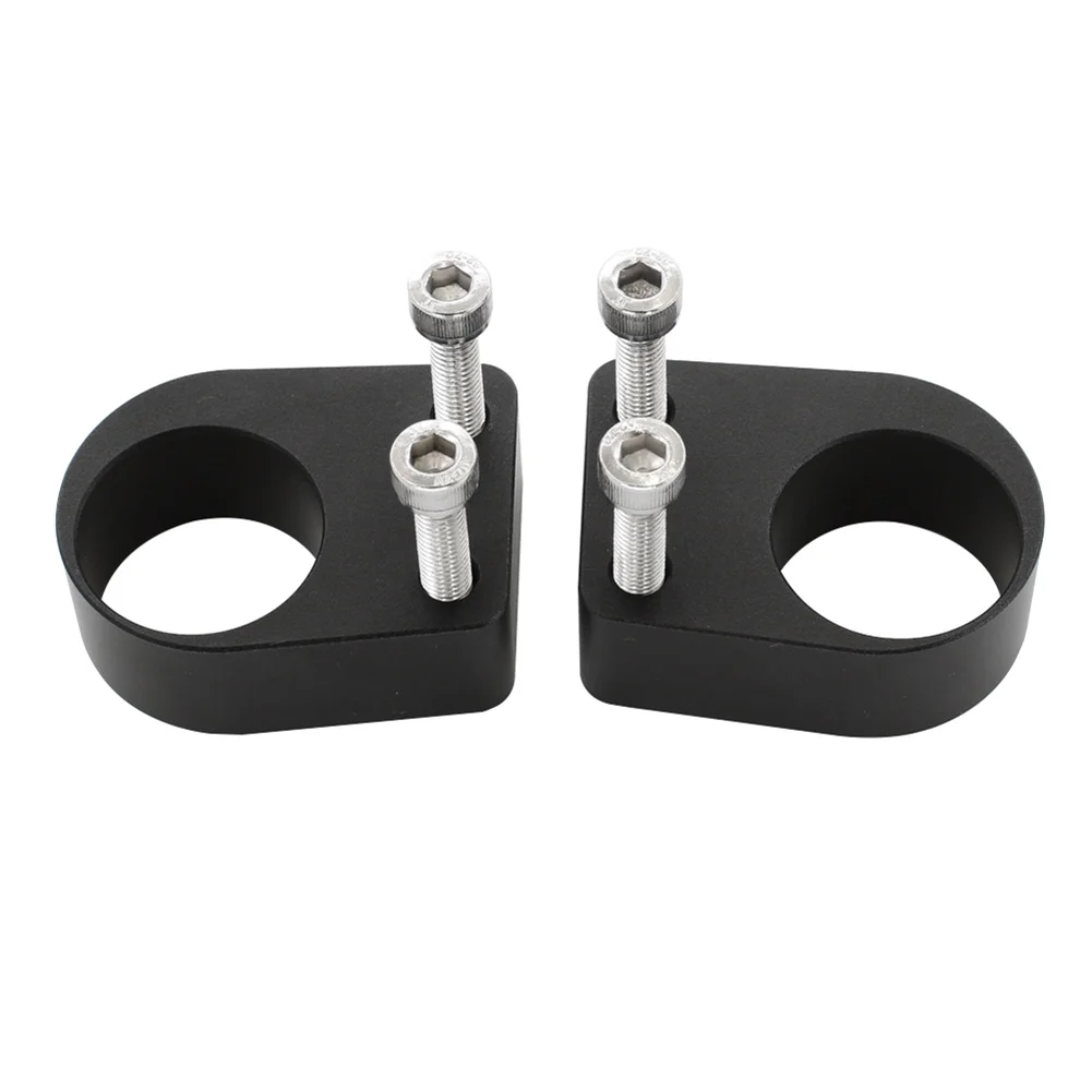 1 пара черных мотоциклетных алюминиевых прокладок на руль для Kawasaki Ninja EX250 250R 300 300R