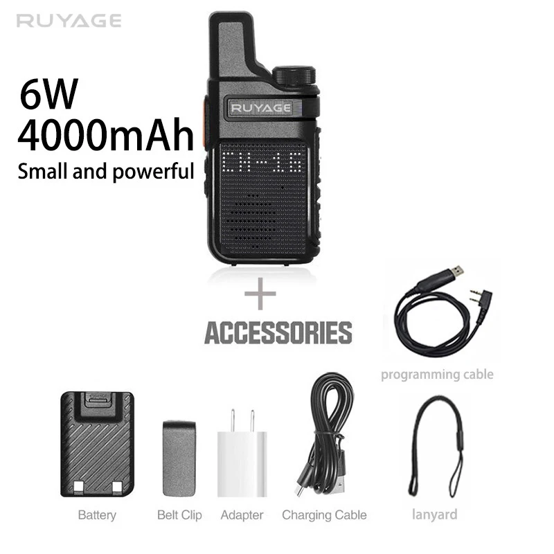PMR 446 Walkie Talkie Portable Mini Communication Radios Profesional Talkie Walkies Two Way Radio Transceiver RUYAGE Q2 Quality images - 6