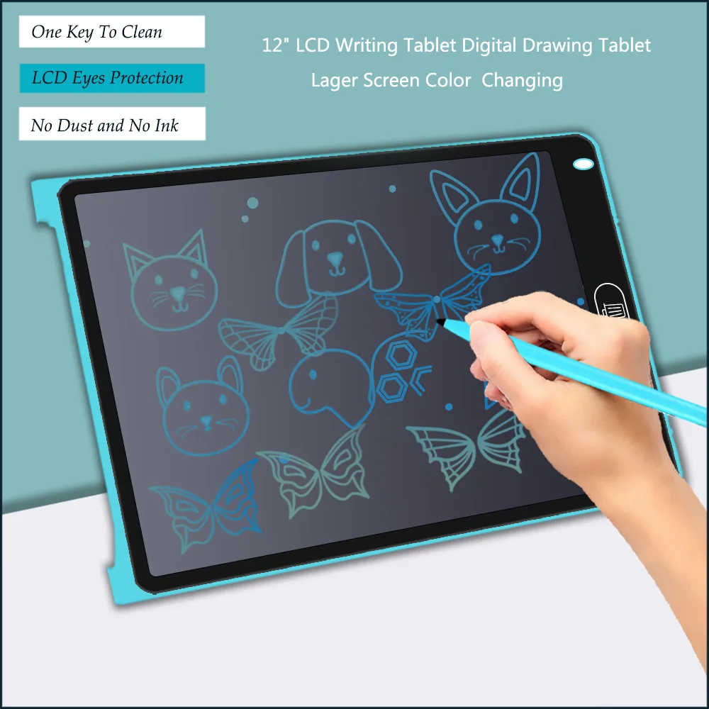 

12 Inch LCD Color Writing Tablet Digital Drawing Pad Tablet Handwriting Pads Portable Electronic Tablet Board Ultra-thin Board