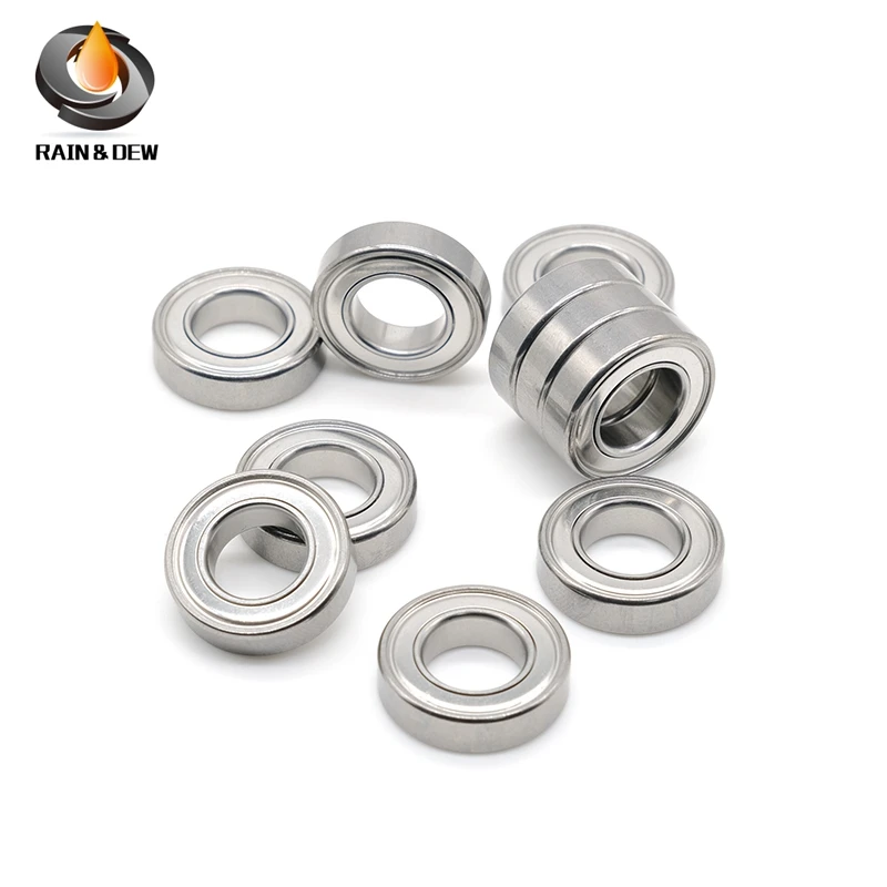 10Pcs S6700ZZ CB Air Bearing 10x15x4 mm ABEC-7 Stainless Steel Hybrid Ceramic Bearing 6700 Without Grease Fast Turning