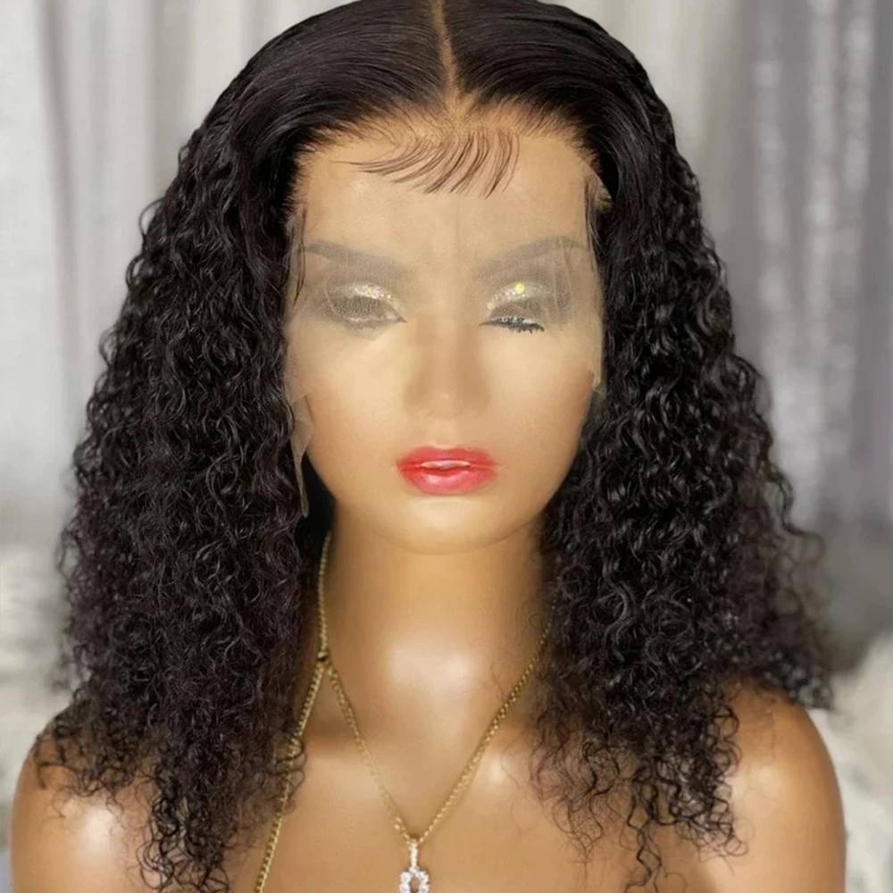 

Pre Plucked Kinky Curly Wig Human Hair 150 Density Brazilian Remy 13x4 Lace Front Wigs Women 4x4 Closure Wig T Part Wigs 13x1
