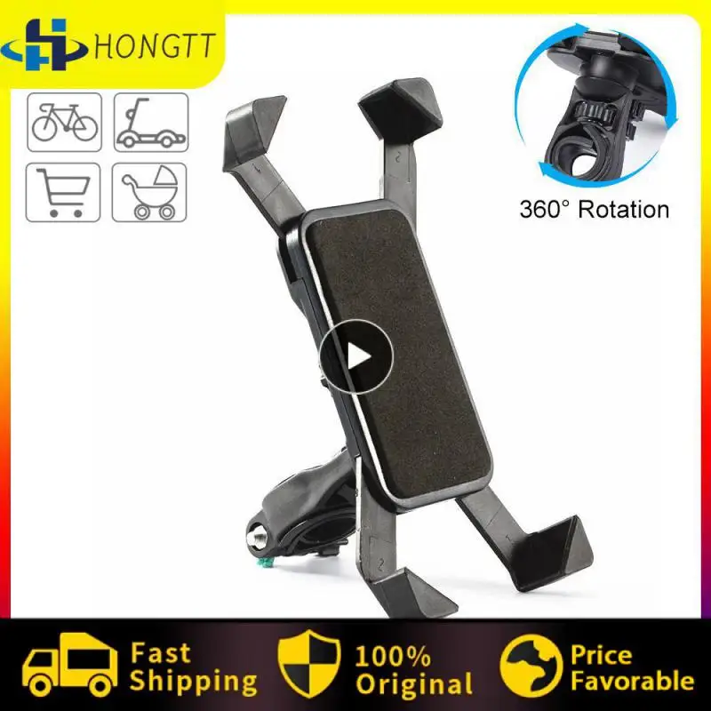 

3/5/10PCS Car Phone Holder Motorcycle Bike Mobile Cell Phone Mount Holder 360 Rotation Bicycle Electric Scooter Phone Support