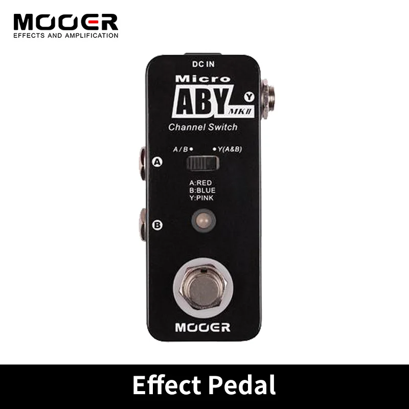 

MOOER ABY MKII педаль для гитарных эффектов, верный выпуск, полностью металлический корпус MAB2, аксессуары для гитары