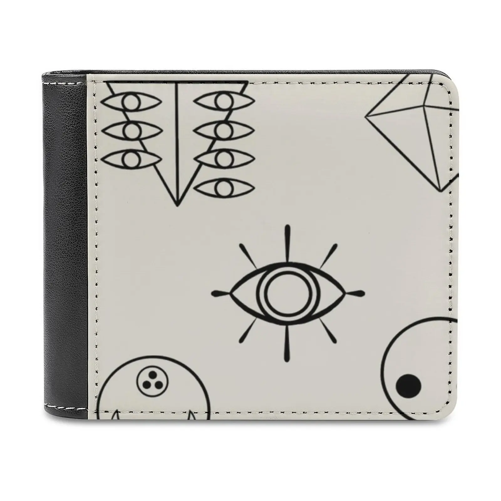 

Angels Leather Wallet Men's Wallet Diy Personalized Purse Father'S Day Gift Angels Eva Anime Personalized Wallet Pattern