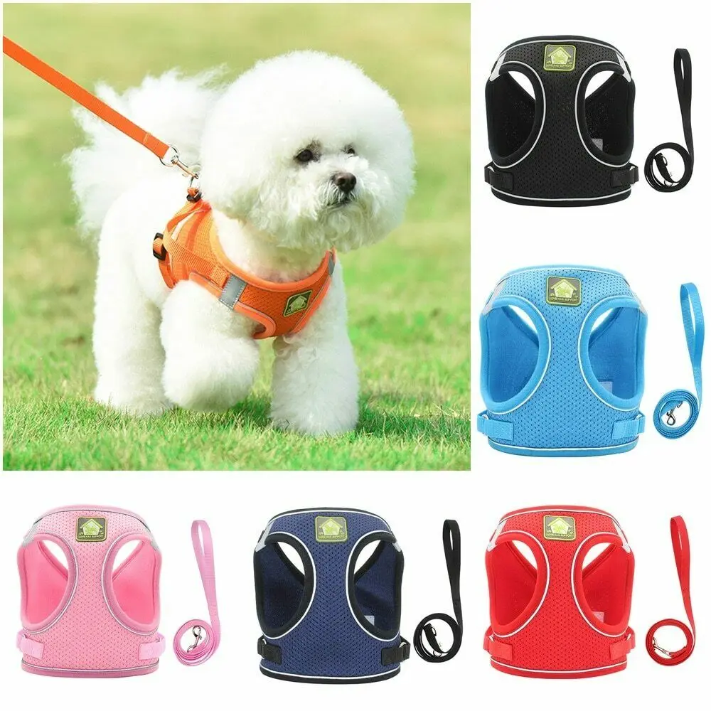 

Pets Vest Harness Leash Set