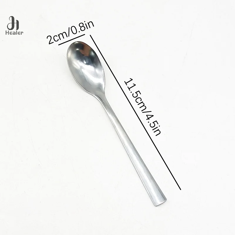 Маленькая круглая ложка из нержавеющей стали блендер для кофе бытовая приправ