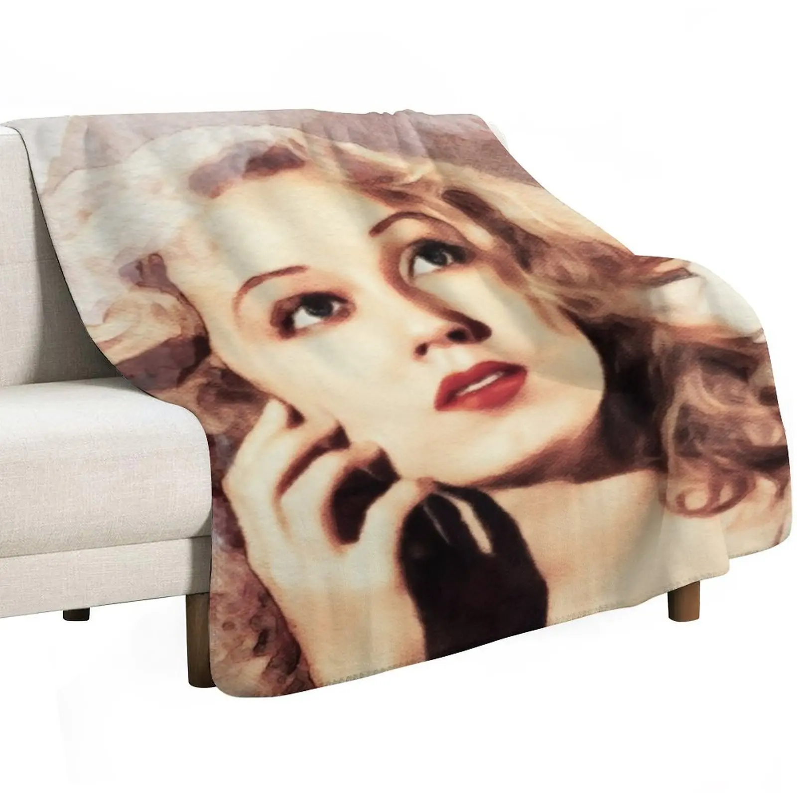 Фото Плед Fay Wray, Movie Legend, мягкий и удобный плед для чтения и просмотра телевизора №2
