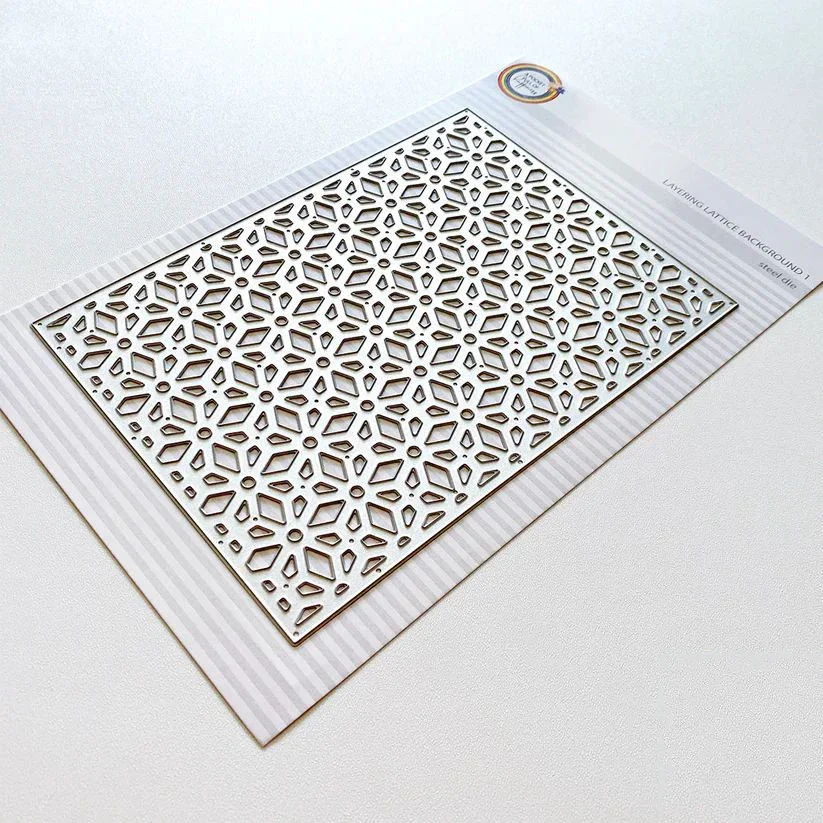 Mmao Craft металлические режущие штампы пресс-форма перекрещенная прямоугольная