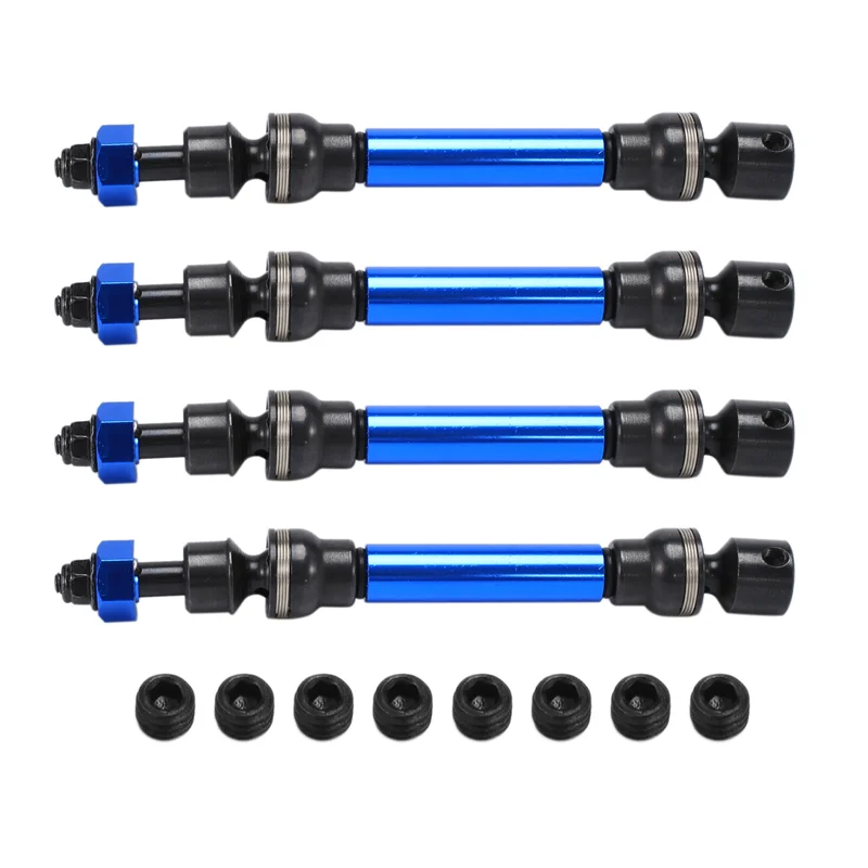 4 шт. Металлический Стальной передний и задний приводной вал CVD для Arrma 1/10 Typhon SENTON