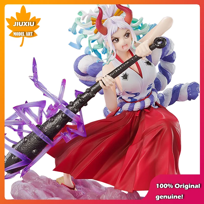 

100% оригинал: Аниме ONE PIECE YAMATO Thunder bagua 16 см ПВХ фигура аниме модель игрушки Фигурки Коллекционная кукла подарок
