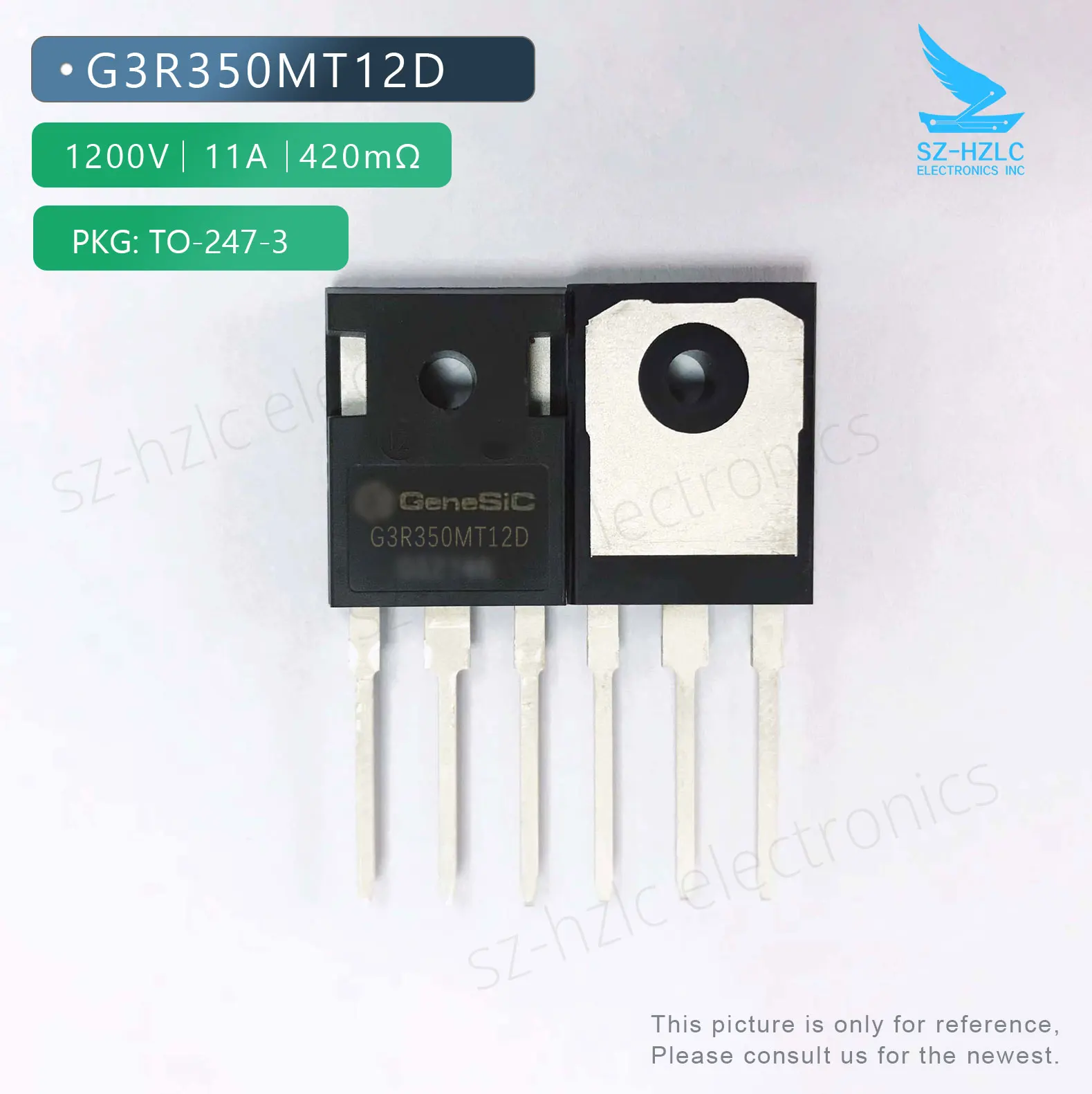 

G3R350MT12D silicon carbide MOSFET 11A1200V TO-247-3