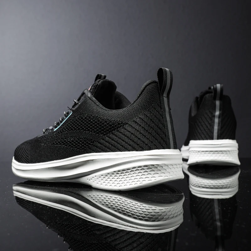 Men's Casual Sneakers Lace-up Mesh Upper Men's Shoes Light Comfortable Breathable Walking Shoes Men's Tennis Shoes Size 39-48