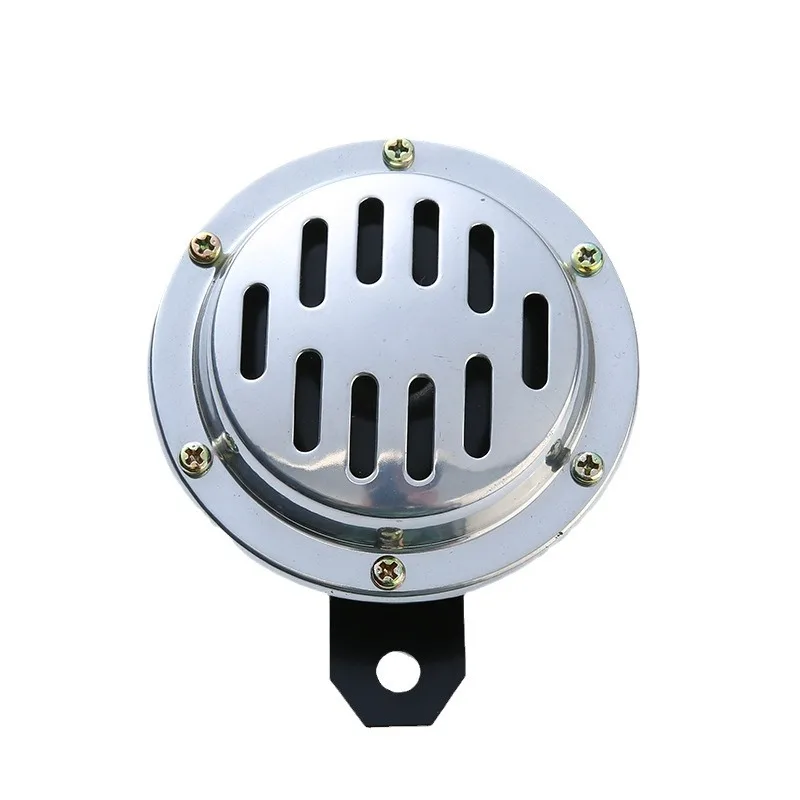 

Универсальные мотоциклетные электрические рожки, автоматические рожки, громкий комплект, 12 В, 110 дБ, водонепроницаемые круглые громкие звуковые колонки, аксессуары