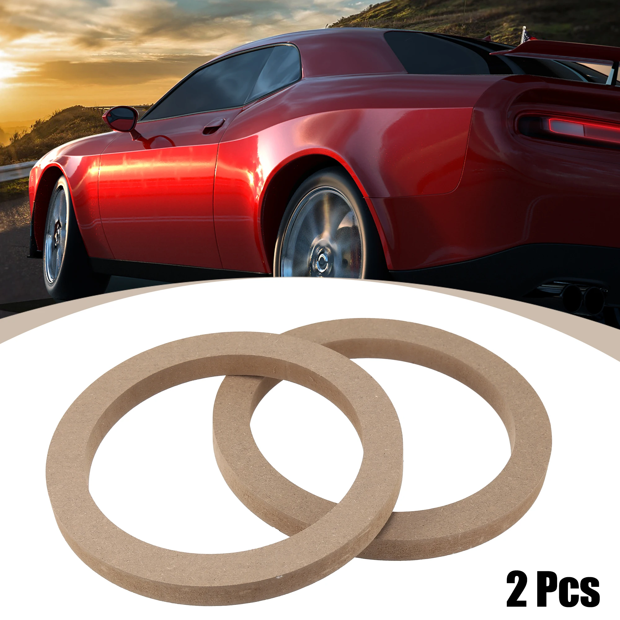 

Uxcell, 2 шт., 6,5 дюйма, универсальные деревянные детали, Монтажные кольца, адаптер, кронштейн, держатель, пластина