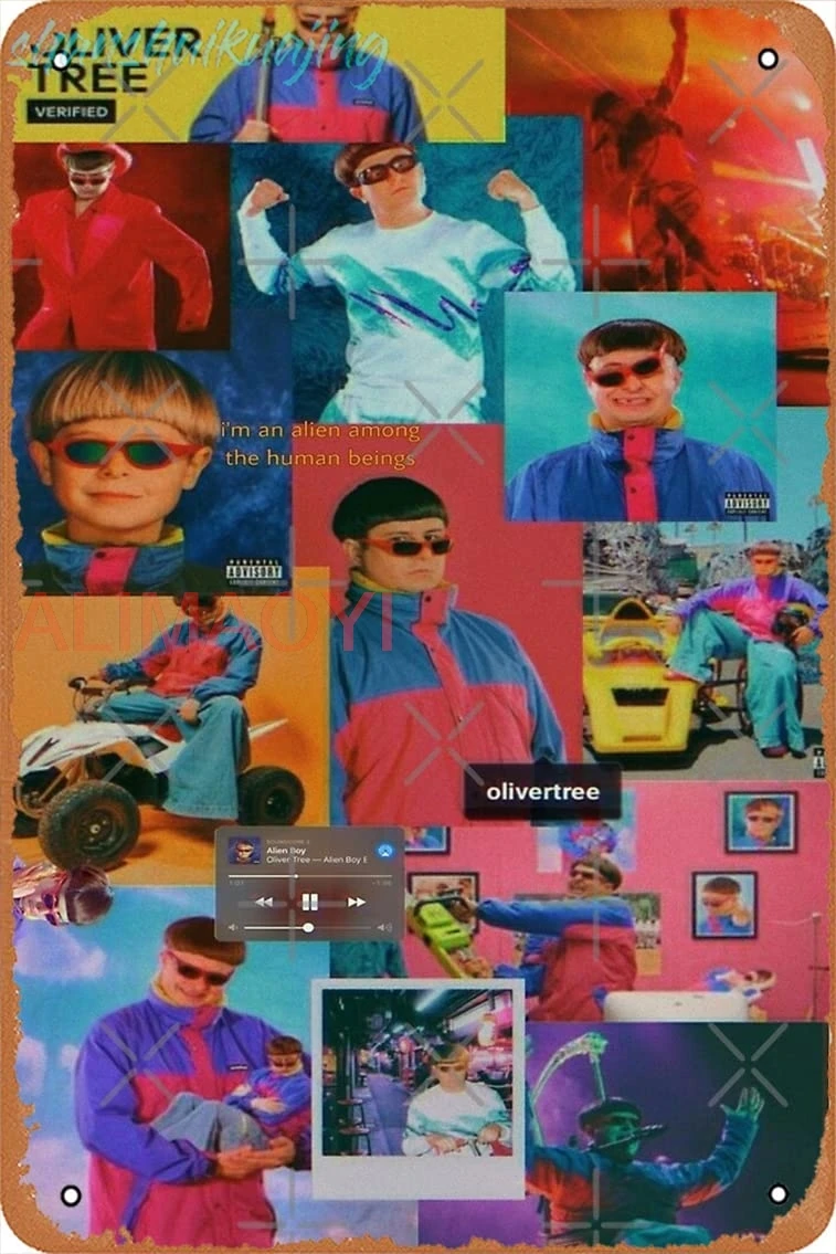 Фото Jonghyun Oliver Tree постер ретро металлическая банка винтажная вывеска 12 х 8 дюймов домашний бар человек пещера настенный декор знак №1