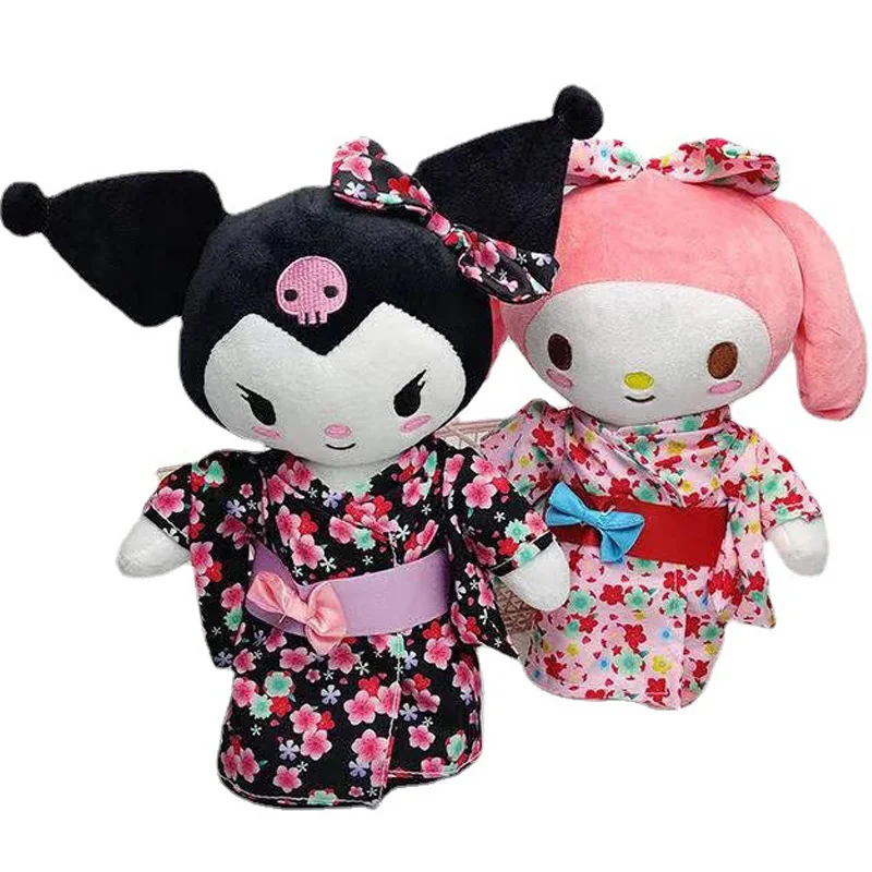 

Kawaii Sanrio Plush Toys Anime Kuromi My Melody Stuffed Plushes Dolls Cartoon Soft Toy Kid Sanrio Room Decor Cute for Girl Gifts