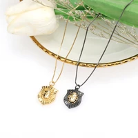 two color plating beetle pendant necklace for women high quailty copper gold plated flying insect charm box chain neck jewelry
