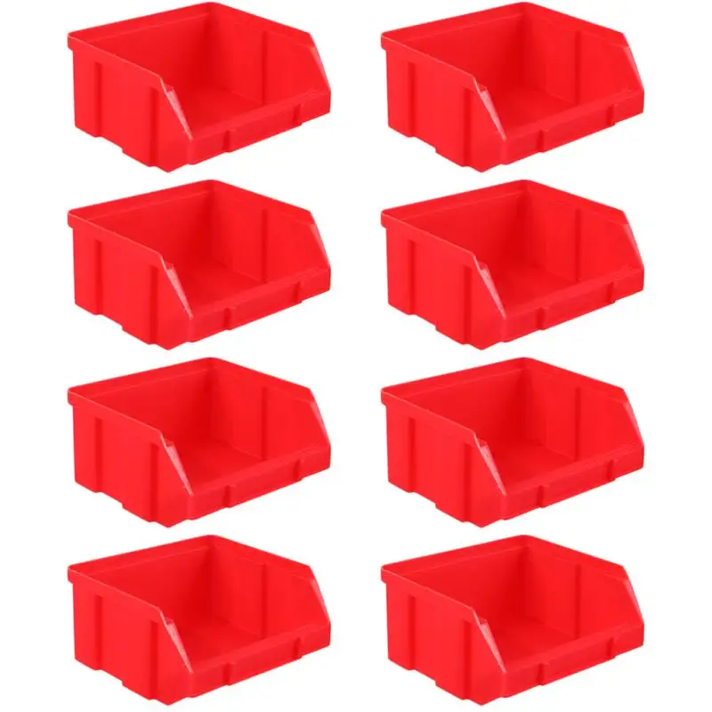 

8pcs Warehouse Storage Bins Stackable Storage Bins Warehouse Parts Storage Boxes Storage Organizers Stackable Parts Storage