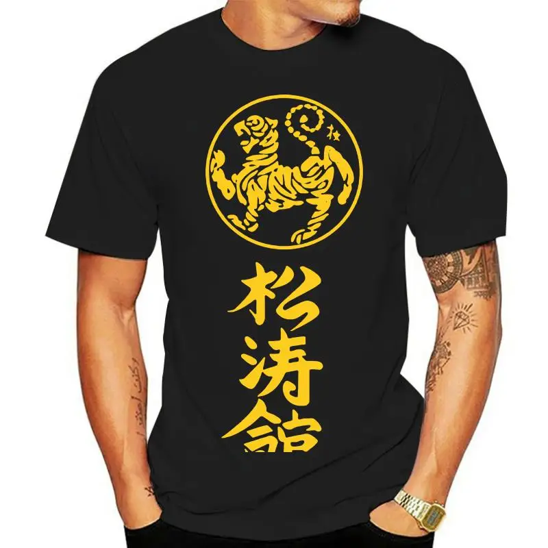 

2022 Fashion Kanji Shotokan Karate T Shirts Men Cotton Summer Style Short Sleeve T-shirt Shotokan Tiger Printed Tops Tees