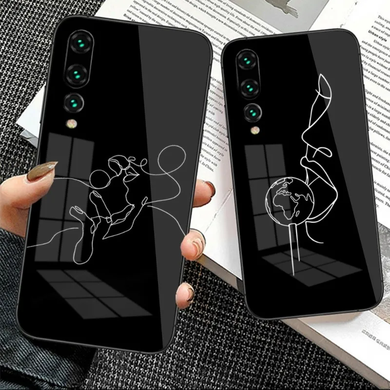 

Чехол для телефона Huawei P50 P40 P30 P20 Pro Mate 40 30 20 Pro Nova 9 8 7