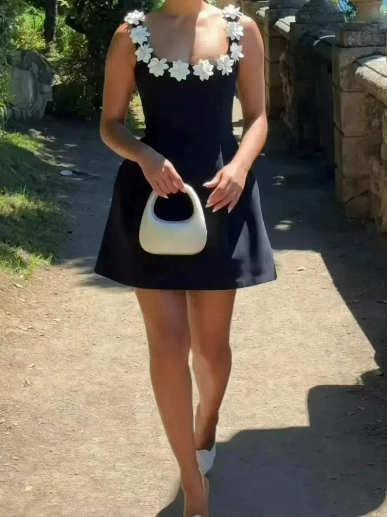 Mikydely-французское Цветочное платье с квадратным воротником женская модная