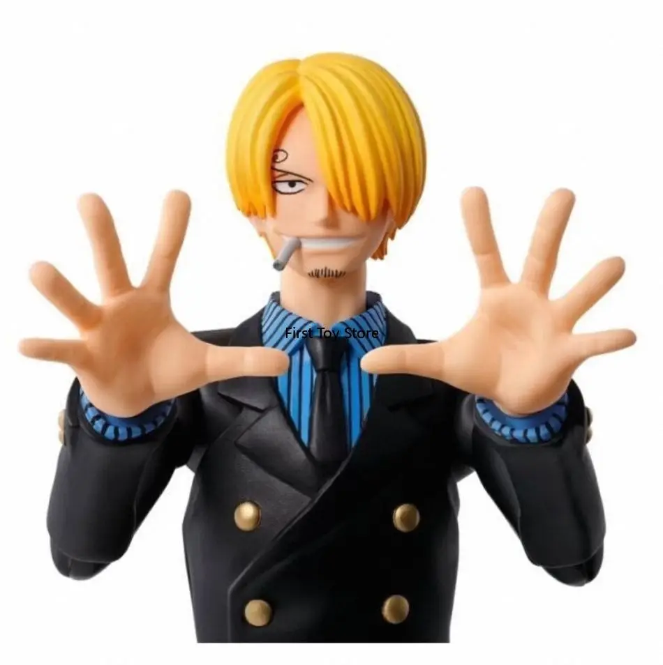 Фото В наличии оригинальная фигурка Bandai SH Figuarts One Piece Dawn of Adventure Sanji 1/12, коллекционная модель, подарок №5