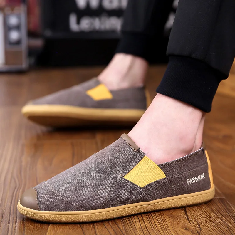 

2022 Summer Canvas Shoes Slip-on Shoes Slip-on Trendy Shoes Denim Women's Shoes Men's Youth Breathable Casual Men's Shoes