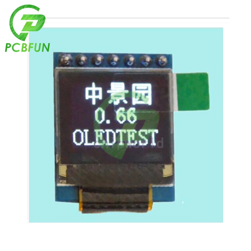 

0.66 inch 6448 OLED LCD Display Module 64x48 64*48 7Pin I2C SPI Interface LCD Display for Arduino AVR STM32 3.3V-5V