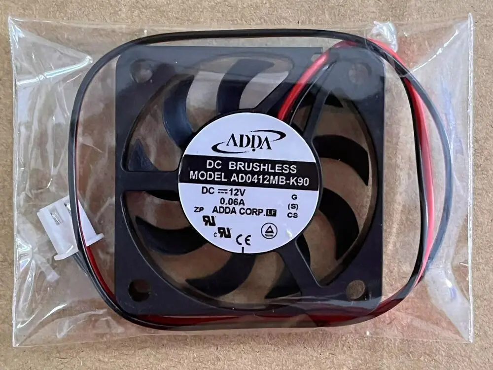 Новинка, оригинальный бесшумный ультратонкий вентилятор ADDA 4007 AD0412MB-K90, 12 В постоянного тока, 0,06a, 4 см