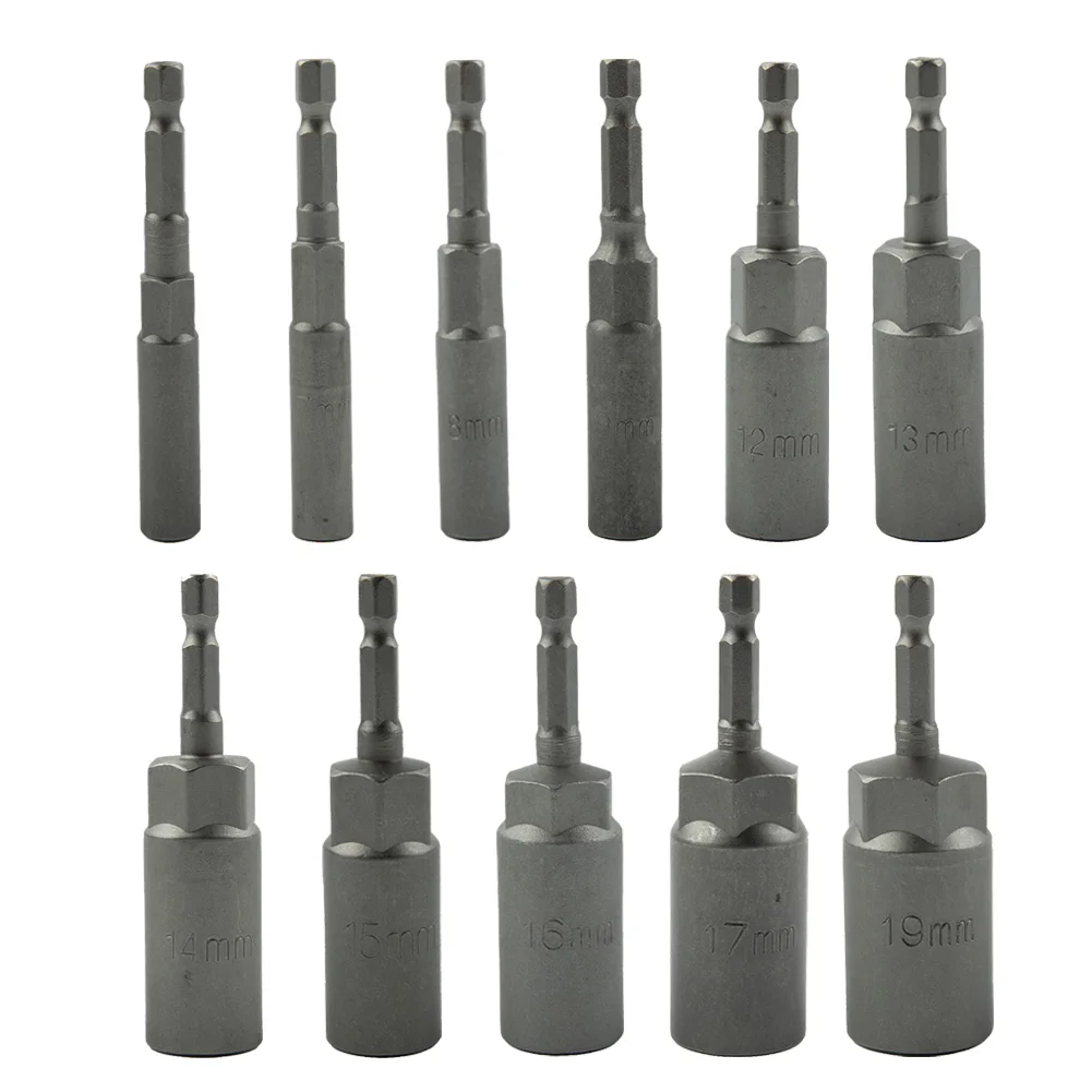 

1PCS 80mm Length 1/4" Hex DriveSocket Impact Nut Bolt Drill Bits Hand Tools Parafusadeira Herramientas De Mano Ferramentas