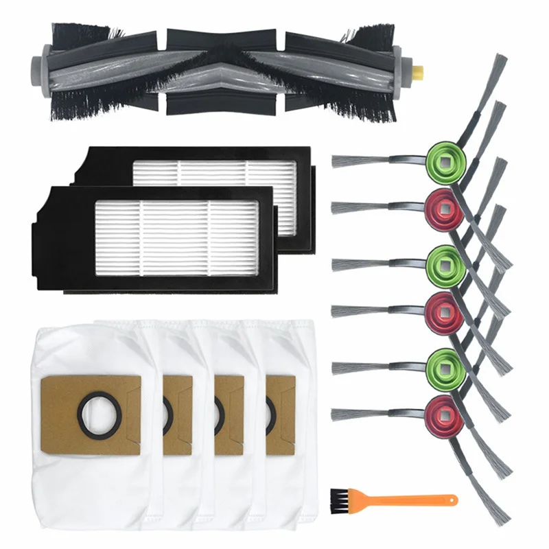 14 шт. для робота-пылесоса ECOVACS DEEBOT X1 TURBO OMN основная щетка боковая HEPA-фильтр детали