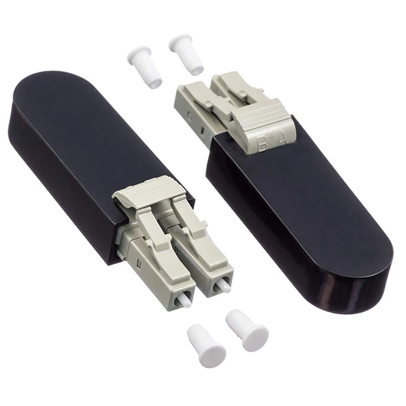 

2-Pack LC/UPC Волоконно-оптический кабель адаптера обратной связи, многомодовый тестовый штекер 50/125 для тестирования приложений