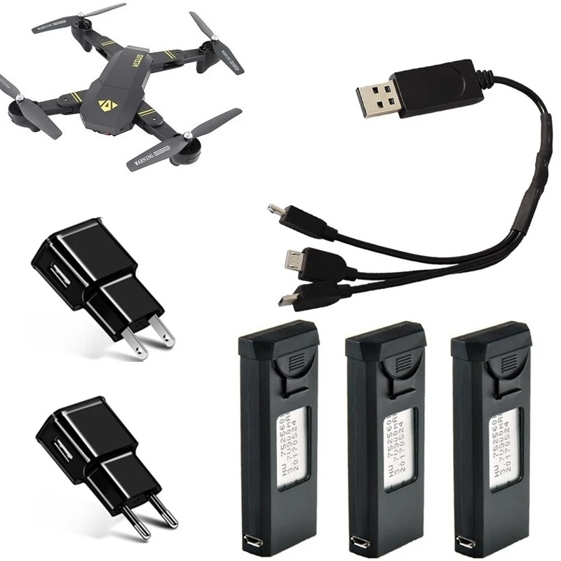 

Комплекты зарядного устройства Lipo для VISUO XS809S XS809HW XS809W XS809 3,7 V 1800mAh RC дроны Квадрокоптер запасные части Аксессуары