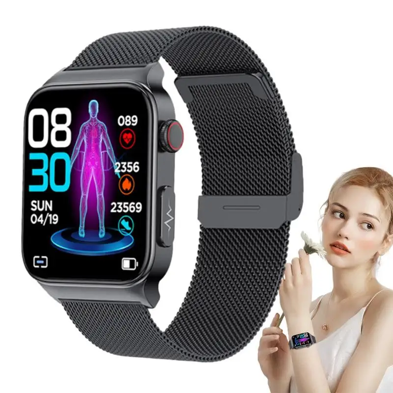 

Blood Sugar Watch Waterproof Blood Sugar Monitor Watch Fitness Trackers Calorie Step Counter Non-invasive Blood Glucose Test